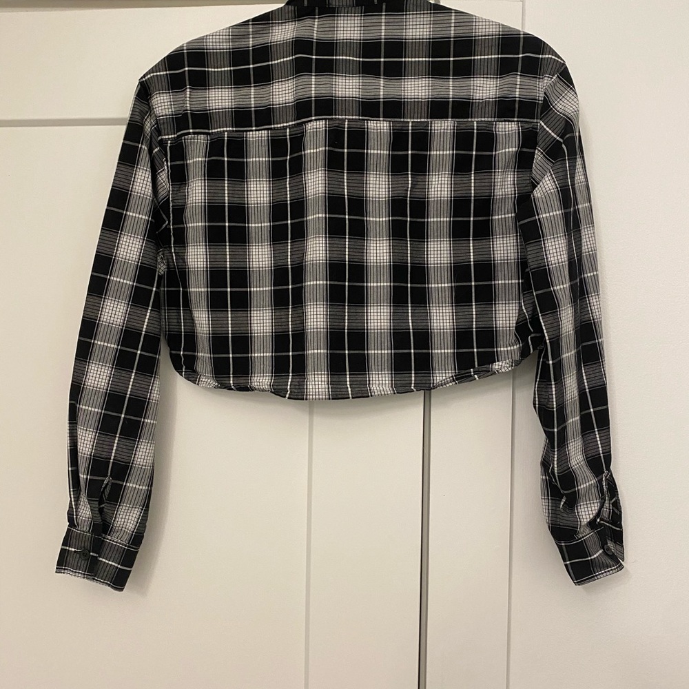 Cropped plaid
